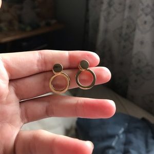 FOREVER 21 Alternative Gold Hoop Earrings